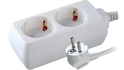  Удлинитель 2х3м с заземл. 10А IP20 S 2х3-Z Volsten 9309 