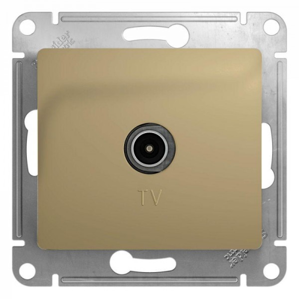  Механизм коннектора TV антенны Glossa титан SchE GSL000493 