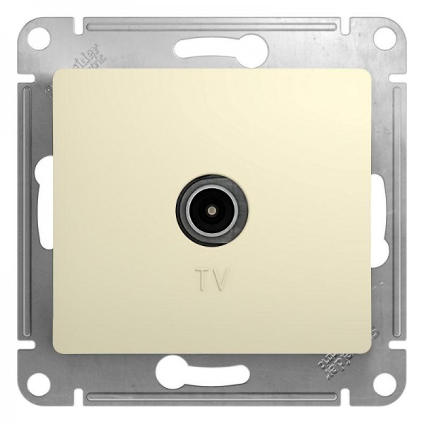  Механизм розетки TV 1-м СП Glossa 1DB беж. SchE GSL000291 