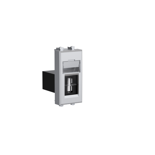  Розетка USB 2.0 розетка модульная 1мод. тип А-А Avanti "Закаленная сталь" DKC 4404401 