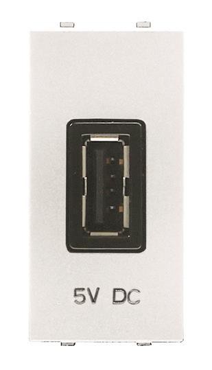  Механизм USB зарядного устройства 1М 2000мА 5В Zenit альп. бел. ABB 2CLA218520N1101 