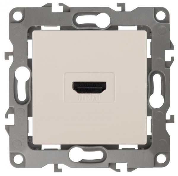  Розетка 12-3114-02 HDMI сл. кость ЭРА Б0027482 