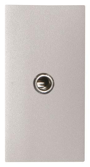  Механизм mini-jack 3.5мм разъема 1мод. Zenit серебр. ABB 2CLA215540N1301 