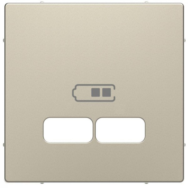  Накладка центральная Merten D-Life для механизма USB 2.1А SD сахара SchE MTN4367-6033 