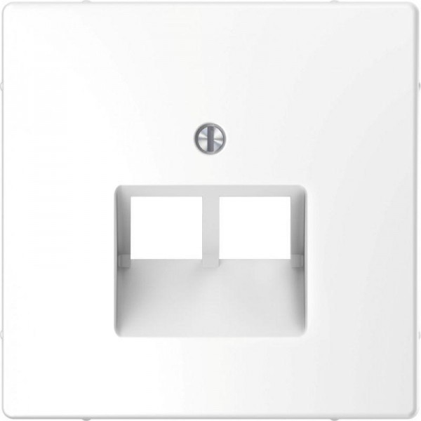  Накладка центральная Merten D-Life для розетки 2-м RJ45 SD бел. лотос SchE MTN4522-6035 