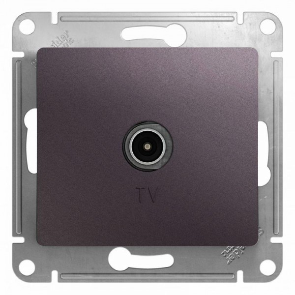  Механизм розетки TV Glossa оконечной 1DB сиреневый туман SchE GSL001491 