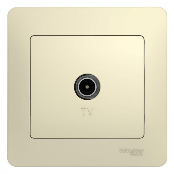  Коннектор TV антенны Glossa в сборе беж. SchE GSL000296 