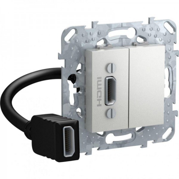 Коннектор HDMI с переходником алюм. SchE MGU5.430.30ZD 