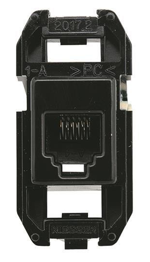  Разъем телекоммуникационный на 8 конт. тип RJ45 категория 3 ABB 2CLA201730A1001 