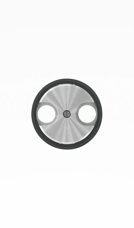  Накладка для TV-R розетки SKY Moon кольцо черн. стекло ABB 2CLA865000A1501 