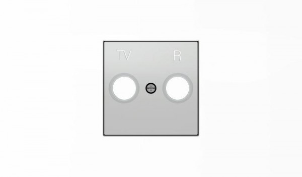  Накладка для TV-R розетки SKY серебристый алюм. ABB 2CLA855000A1301 