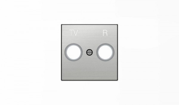  Накладка для TV-R розетки SKY нерж. сталь ABB 2CLA855000A1401 