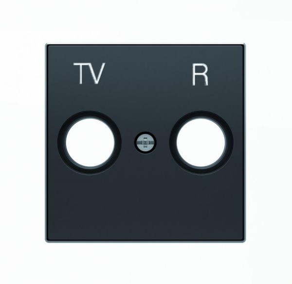  Накладка для TV-R розетки SKY черн. бархат ABB 2CLA855000A1501 