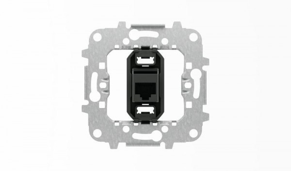  Механизм телекоммуникационной универсальной розетки 8 контактов тип RJ45 категория 5е SKY/SKY Moon ABB 2CLA811800A1001 