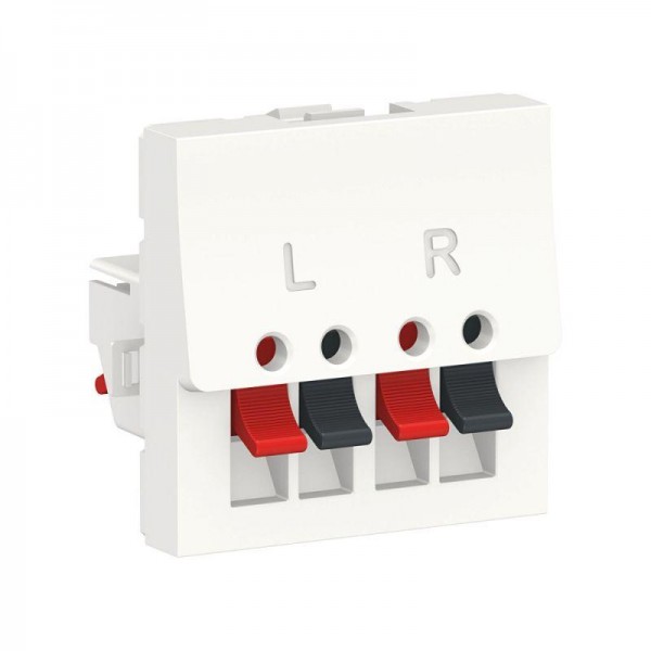  Аудиорозетка 2-мод. UNICA MODULAR бел. SchE NU348618 