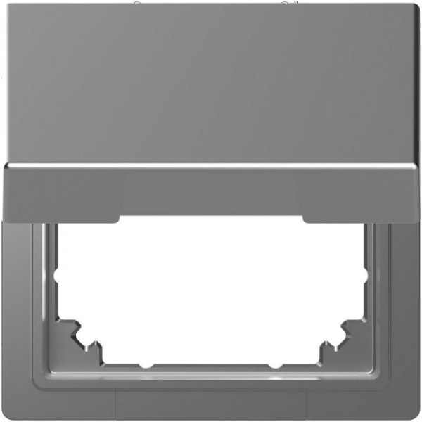  Адаптер Merten D-Life с крышкой для интеграции System M в D-Life SD нерж. сталь SchE MTN4081-6036 