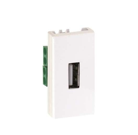  Механизм розетки USB Simon27 тип "А" узкий винты сл. кость Simon 2701090-031 