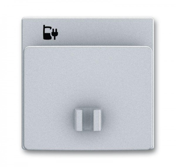  Плата центральная (накладка) 6478-83 для блока питания micro USB - 6474 U Future серебр. алюм. ABB 2CKA006400A0017 