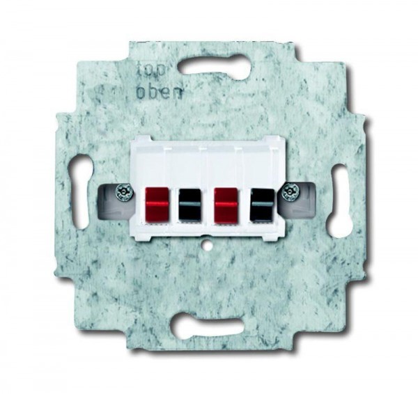  Розетка 4п для громкоговорителя альп. бел. ABB 2CKA000230A0464 