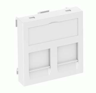  Корпус компьютерной розетки Modul45 тип PA (прямой) 45х45мм DTG-2PA SWGR1 черн. OBO 6119228 