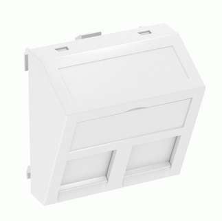  Корпус компьютерной розетки Modul45 тип B (наклонный) 45х45мм DTS-2B SWGR1 черн. OBO 6119246 