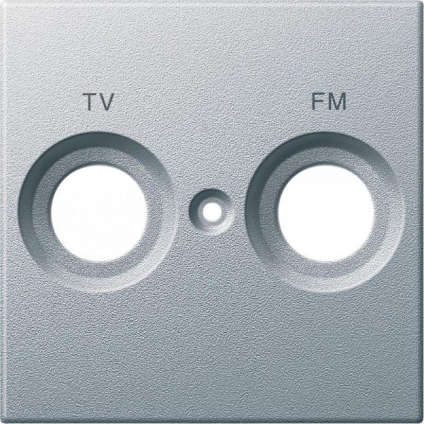  Плата Merten центральная с маркир. FM И TV алюм. SchE MTN299560 