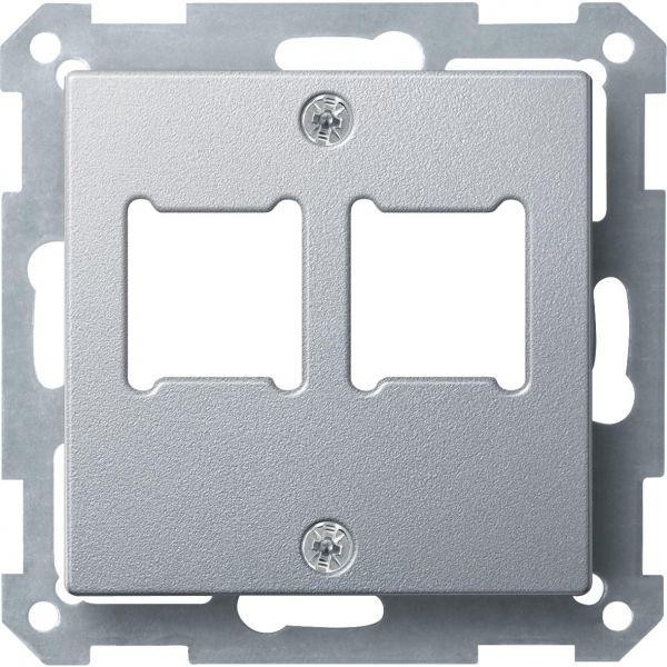  Плата Merten центральная для розетки RJ11/RJ45 2-поста алюм. SchE MTN291260 