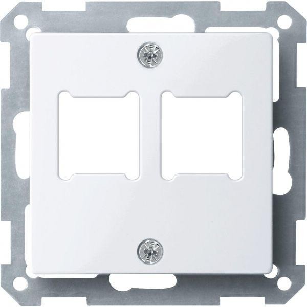  Плата Merten центральная для розетки RJ11/RJ45 2-поста активно бел. SchE MTN291625 