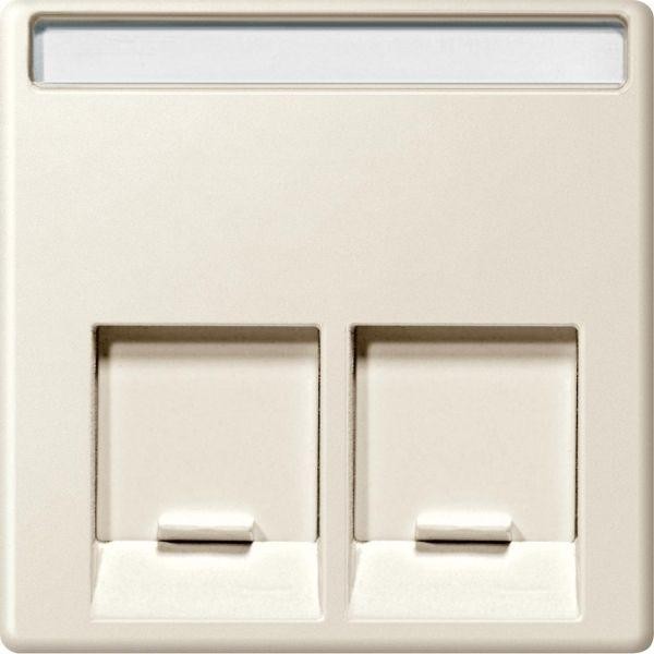  Плата Merten центральная для розетки SCHNEIDER ELECTRIC 2-поста беж. SchE MTN469944 