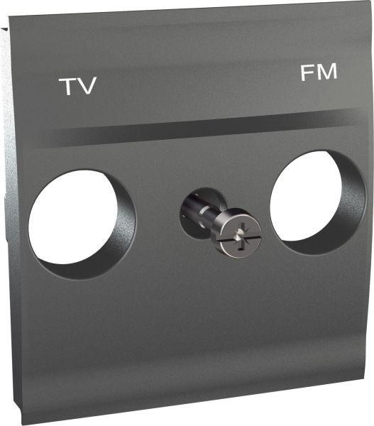  Плата центральная TV/FM розетки Unica TOP графит SchE MGU9.440.12 