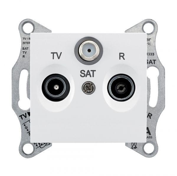  Розетка TV-R-SAT СП Sedna оконечная бел. SchE SDN3501321 