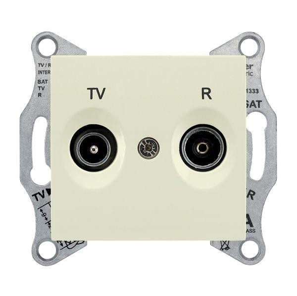  Розетка TV-R СП Sedna промежут. беж. SchE SDN3301347 