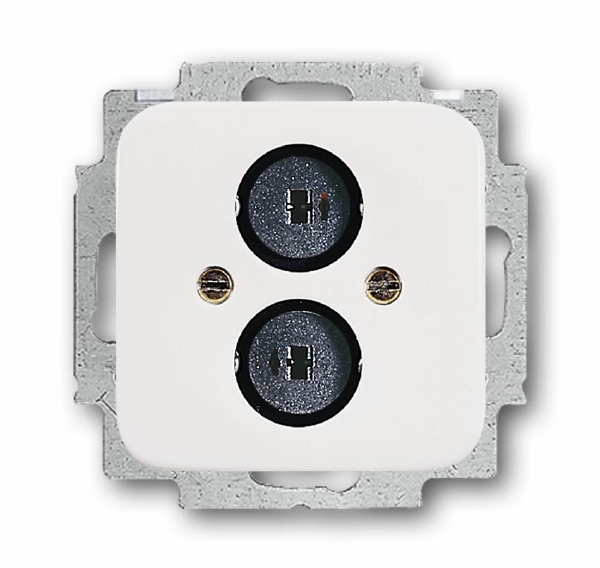  Розетка Reflex SI для громкоговорителя альп. бел. ABB 2CKA001723A0162 