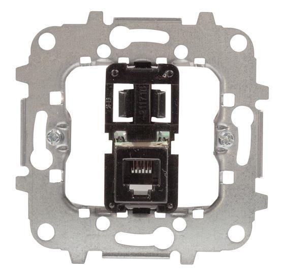  Розетка телекоммуникационная 6 конт. RJ12 ABB 2CLA811720A1001 