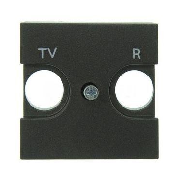  Накладка для TV-R розетки 2мод. Zenit антрацит ABB 2CLA225080N1801 