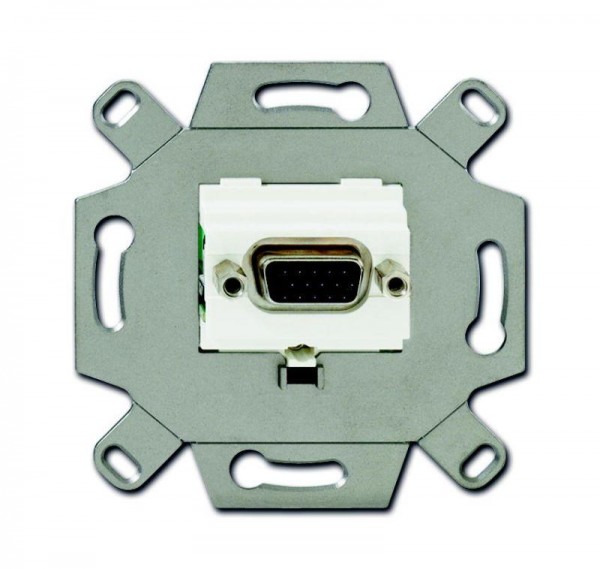  Механизм VGA-розетки/разъема D-type Full HD 15 полюсов альп. бел. ABB 2CKA000230A0425 