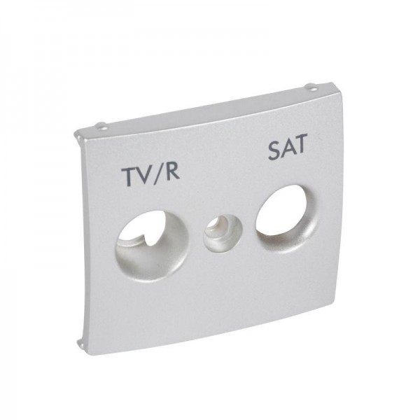  Накладка TV-FM-SaT Valena алюм. Leg 770186 