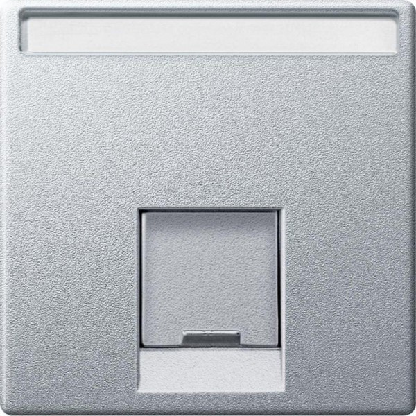  Плата для розетки централ. RJ45 1-пост. Merten алюм. SchE MTN465860 