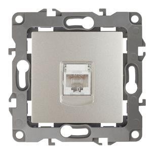  Розетка информационная RJ45 12-3107-15 перламутр ЭРА Б0019353 