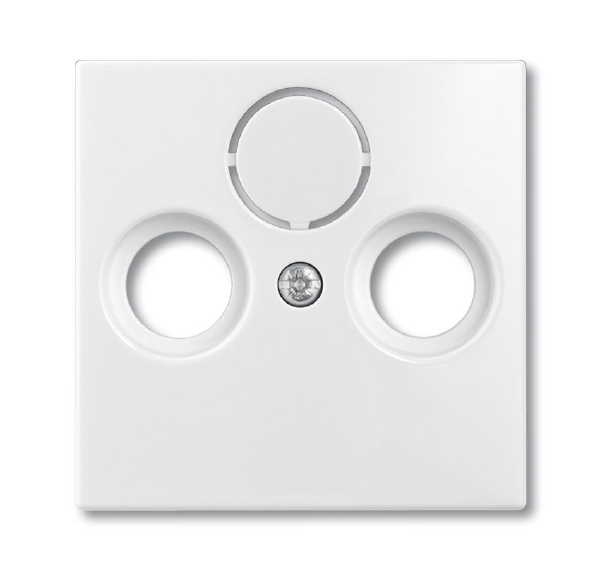 Накладка розетки инф. 1-п Basic-55 альп. бел. ABB 2CKA001724A4283 