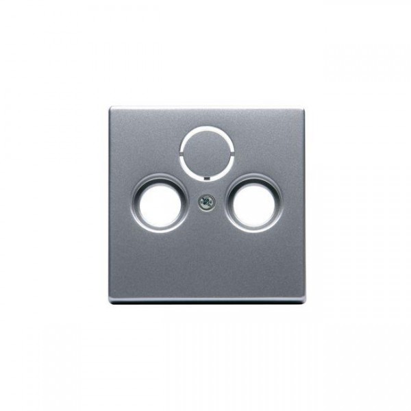  Накладка розетки TV+FM Imressivo алюм. ABB 2TKA000464G1 