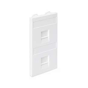  Адаптер на 2 RJ45 коннектора защ. шторки бел. SimonConnect S76B-9 