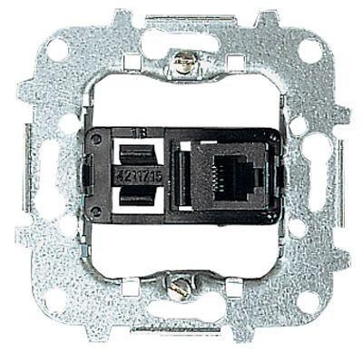  Розетка телекоммуникационная 1-м СП RJ11 4конт. ABB 2CLA811710A1001 