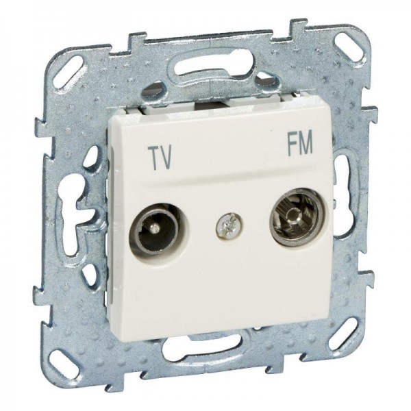  Механизм розетки СП TV/FM Unica оконечная беж. SchE MGU5.452.25ZD 