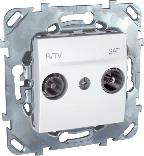  Розетка TV-R-SAT СП Unica оконечная бел. SchE MGU5.455.18ZD 