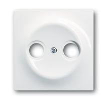  Накладка розетки TV+FM Impuls алюм. бел. ABB 2CKA001753A4963 
