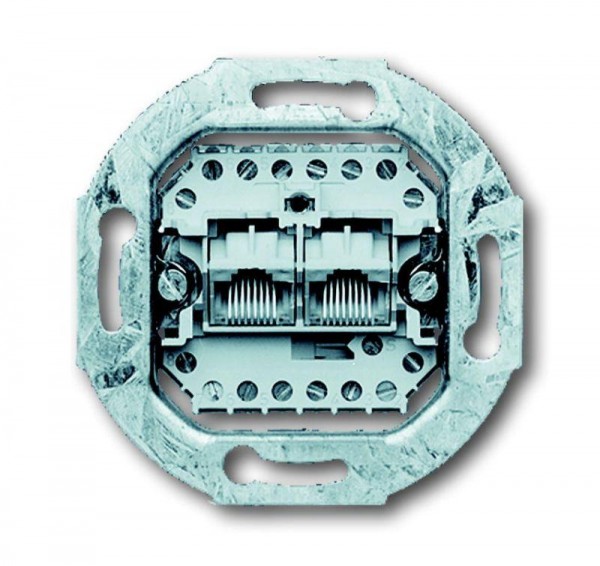  Механизм розетки информ. 2-м RJ11/12; RJ4 ABB 2CKA000230A0243 