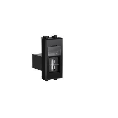  Розетка USB 2.0 1мод. Avanti "Черный квадрат" модульная тип А-А DKC 4402401 