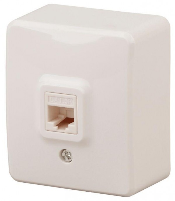  Розетка информационная RJ45 ОП 11-3203-02 Эксперт сл. кость ЭРА Б0020731 