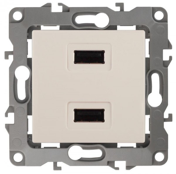  Устройство зарядное USB 12-4110-02 5В-2100мА сл. кость ЭРА Б0027492 